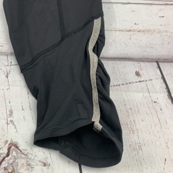 Lululemon "RUN PACE" black/blue crop pants size 2 - Picture 4 of 10